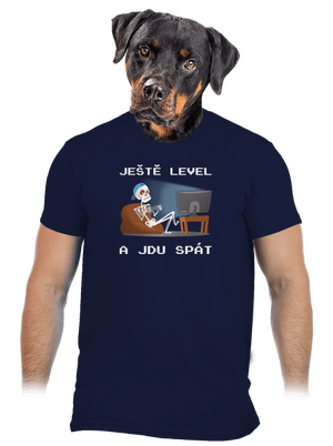 Ještě level pánské tričko Navy
