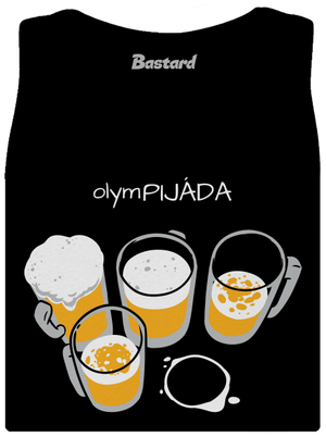 Pijáda dámské tílko klasické Black