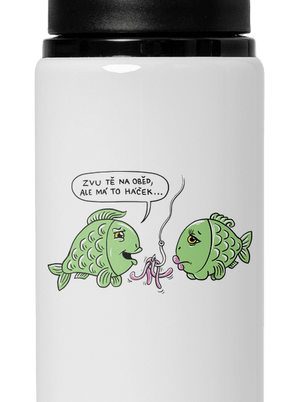 Háček lahev na vodu White