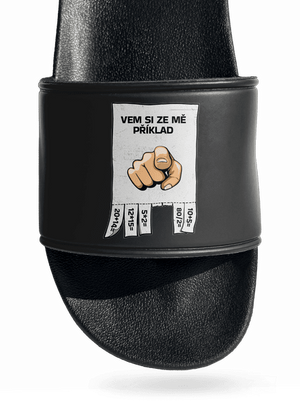 Vem si ze mě příklad pantofle Black