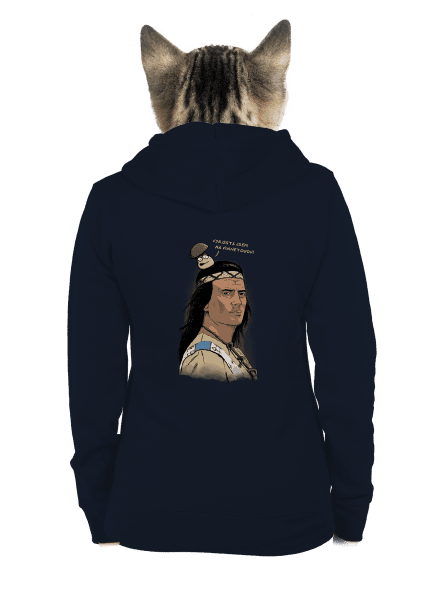 Vinnetou dámská mikina na zip Navy Mal