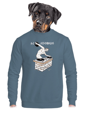 unisex mikina bez kapuce