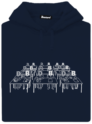 Cimrman: Debil, blbeček pánská mikina klokanka Navy