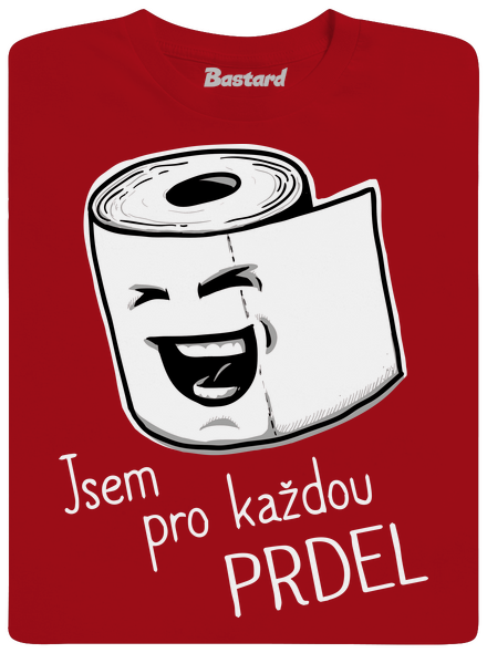 Prdel pánské dlouhý rukáv Red