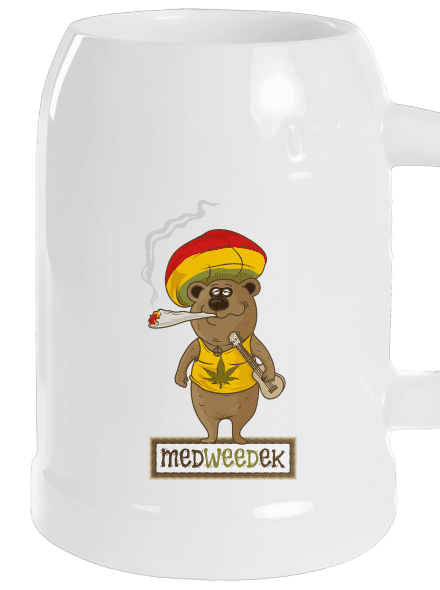 Medweedek půllitr White