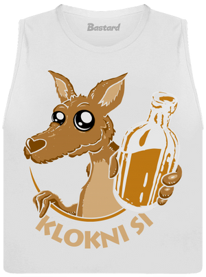 Klokni si dámské tílko volné White