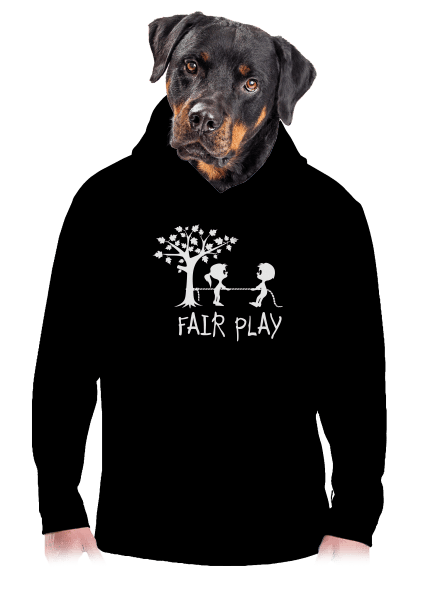 Fair play pánská mikina klokanka Black