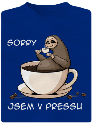 V pressu pánské sportovní tričko Royal Blue Mal