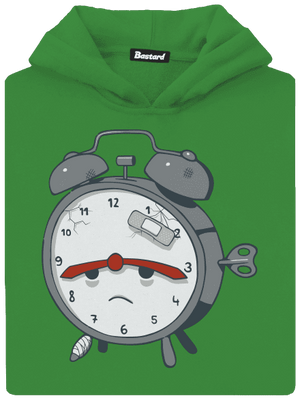 Budíček dětská mikina klokanka Kelly Green AWD