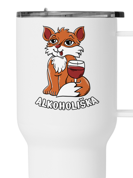 Vínová Alkoholiška termohrnek White