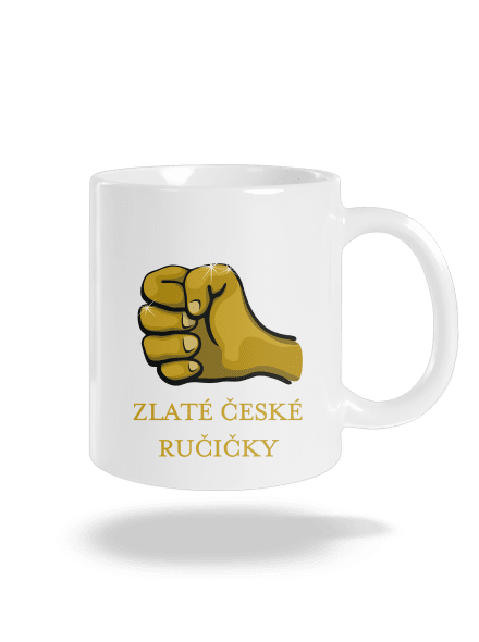 Ručičky klasický hrnek White