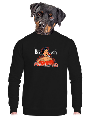 unisex mikina bez kapuce