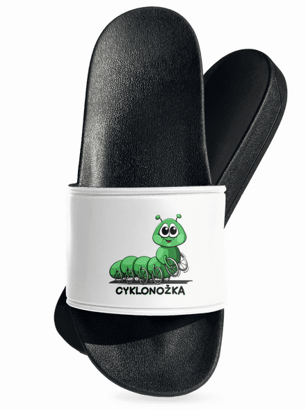 Cyklonožka pantofle White