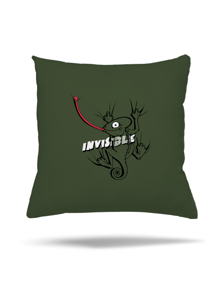 Invisible chameleon polštář Olive Green