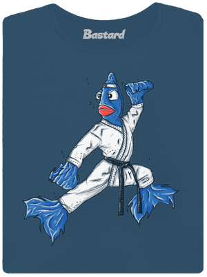 Bojovnice dámské tričko premium Petrol Blue