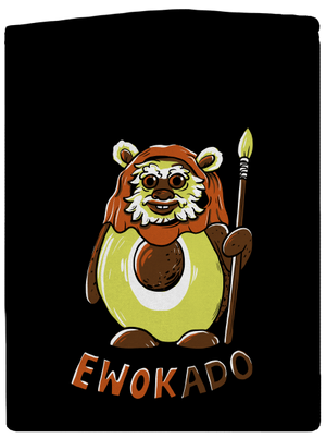 Ewokado dámská mikina na zip Black
