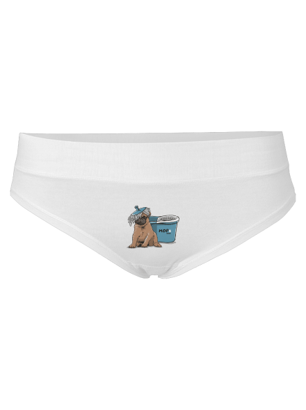 Mops dámské kalhotky White