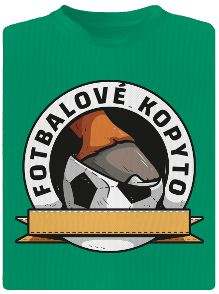 Fotbalové kopyto dětské sportovní tričko Kelly Green Mal