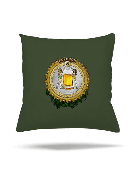 Pivní horoskop: Kozoroh polštář Olive Green
