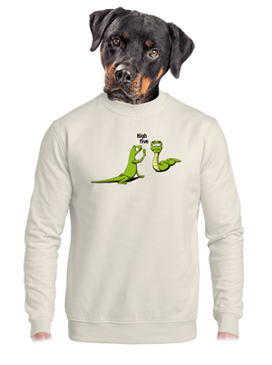 unisex mikina bez kapuce