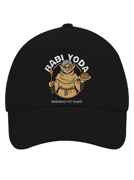 Babi Yoda kšiltovka baseballka Black