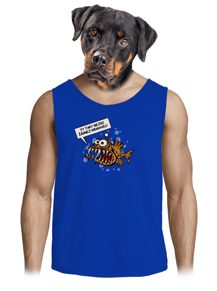 Mořský ďas pánské tílko Royal Blue
