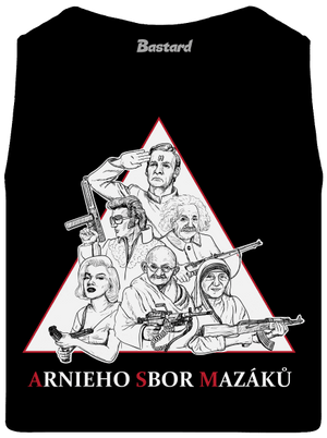 Arnieho sbor mazáků  pánské tílko Black