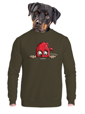 unisex mikina bez kapuce