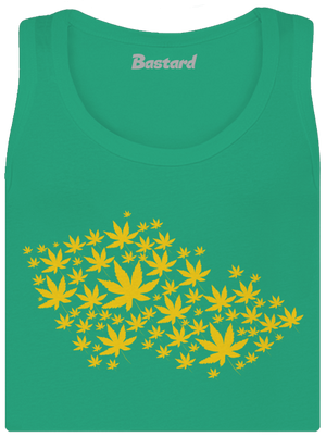 Ganja country dámské tílko klasické Mint Mal