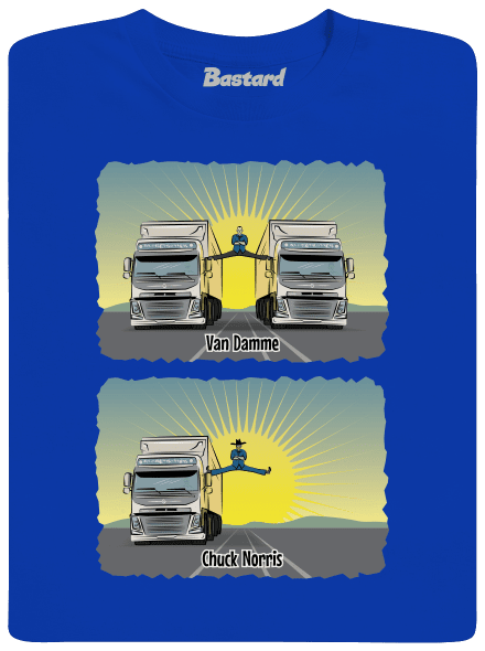 Chuck & Truck dětské tričko Royal Blue