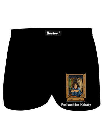 Poslouchám Kabáty pánské trenky Black