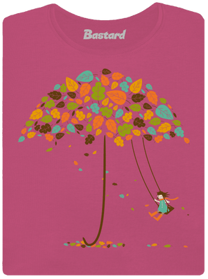 Radost z podzimu dámské tričko premium Magenta