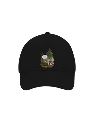 Bacha houbař kšiltovka baseballka Black