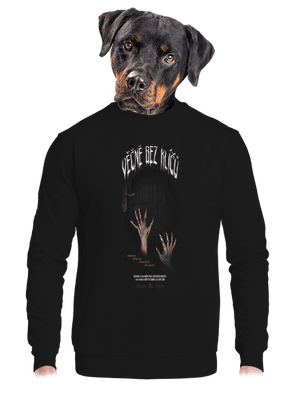 unisex mikina bez kapuce