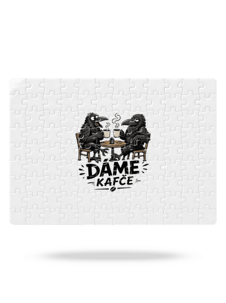 Dáme kafče puzzle White