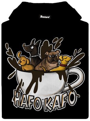 Hafo kafo dámská mikina klokanka Black