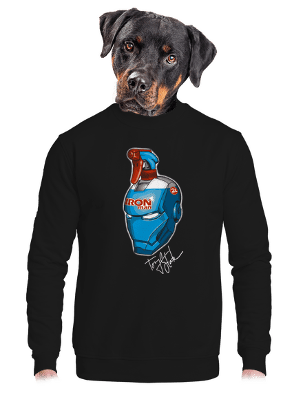 Čistič oken unisex mikina bez kapuce Black