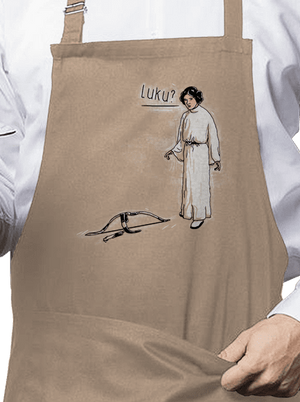 Luke a Leia zástěra Rope