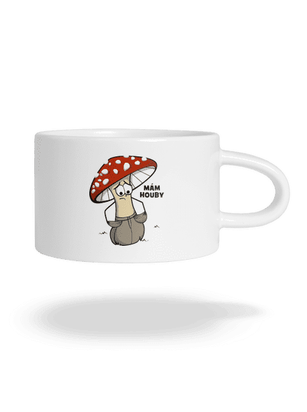 Mám houby hrnek makronka White