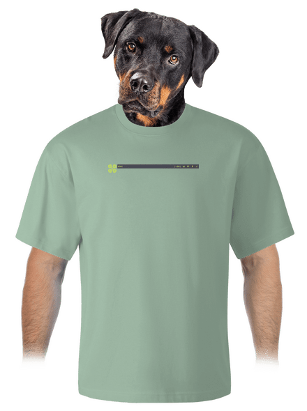 NYX lišta unisex tričko oversized Sage