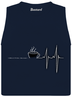 Coffee help dámské tílko volné Navy