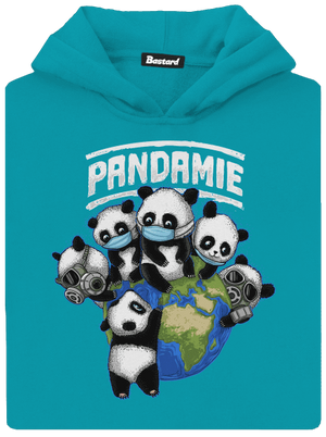 Pandamie dětská mikina klokanka Hawaiian Blue