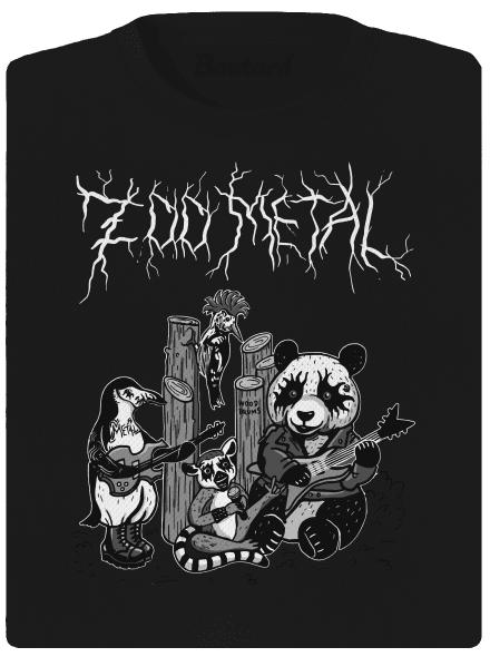 ZOO metal dámské sportovní tričko Black