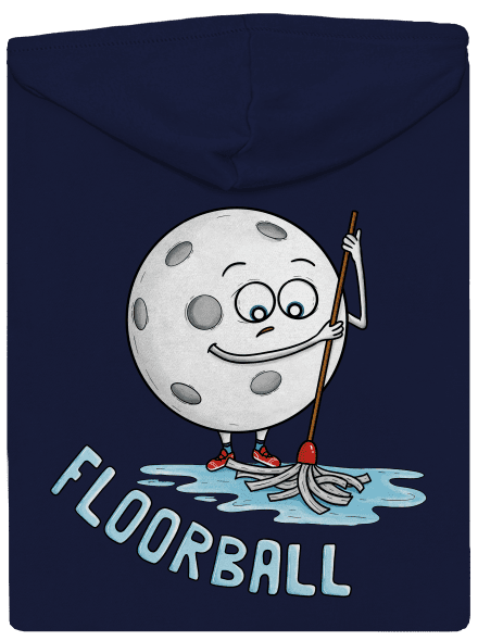 Floorball pánská mikina na zip Navy