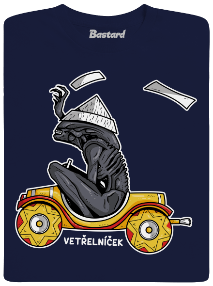 Vetřelníček pánské tričko Navy