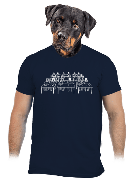 Cimrman: Debil, blbeček pánské tričko Navy