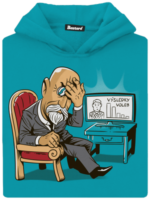 Masaryk dětská mikina klokanka Hawaiian Blue
