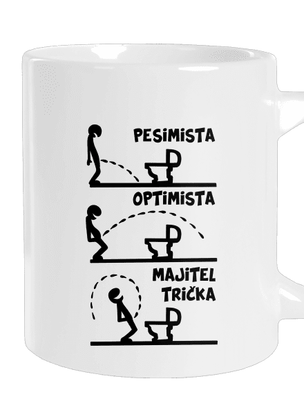 Optimista velký hrnek White