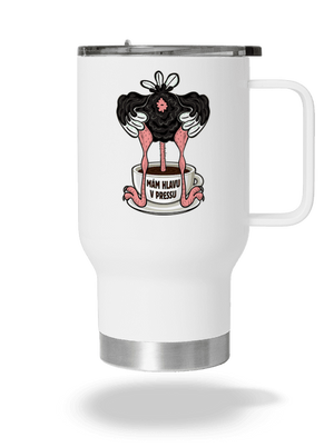 Mám hlavu v pressu termohrnek White