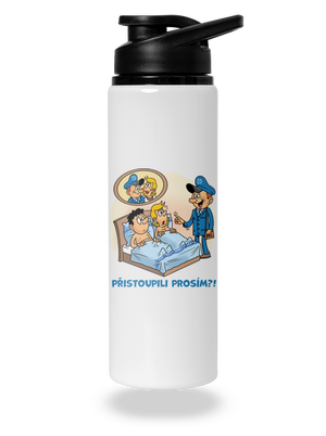 Přistoupili lahev na vodu White